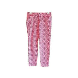 𝅺Old Navy The Diva Red & White Floral Mid Rise Skinny Jeans